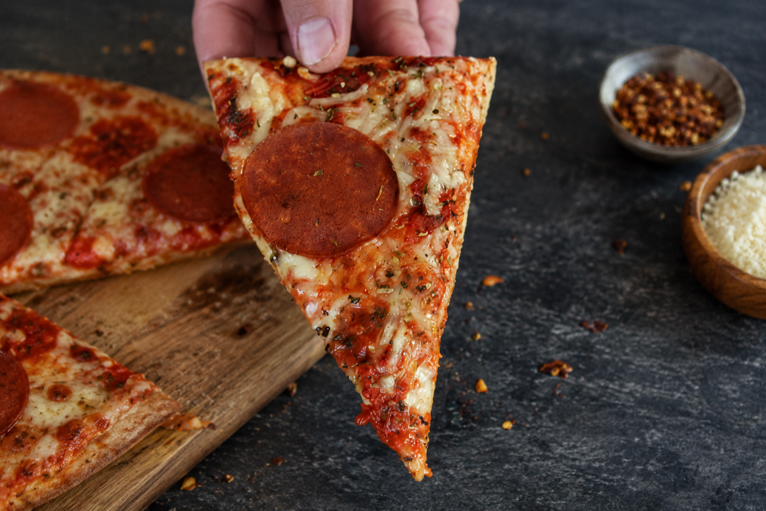 Vegane High Protein Pan Pizza mit 80g Protein
