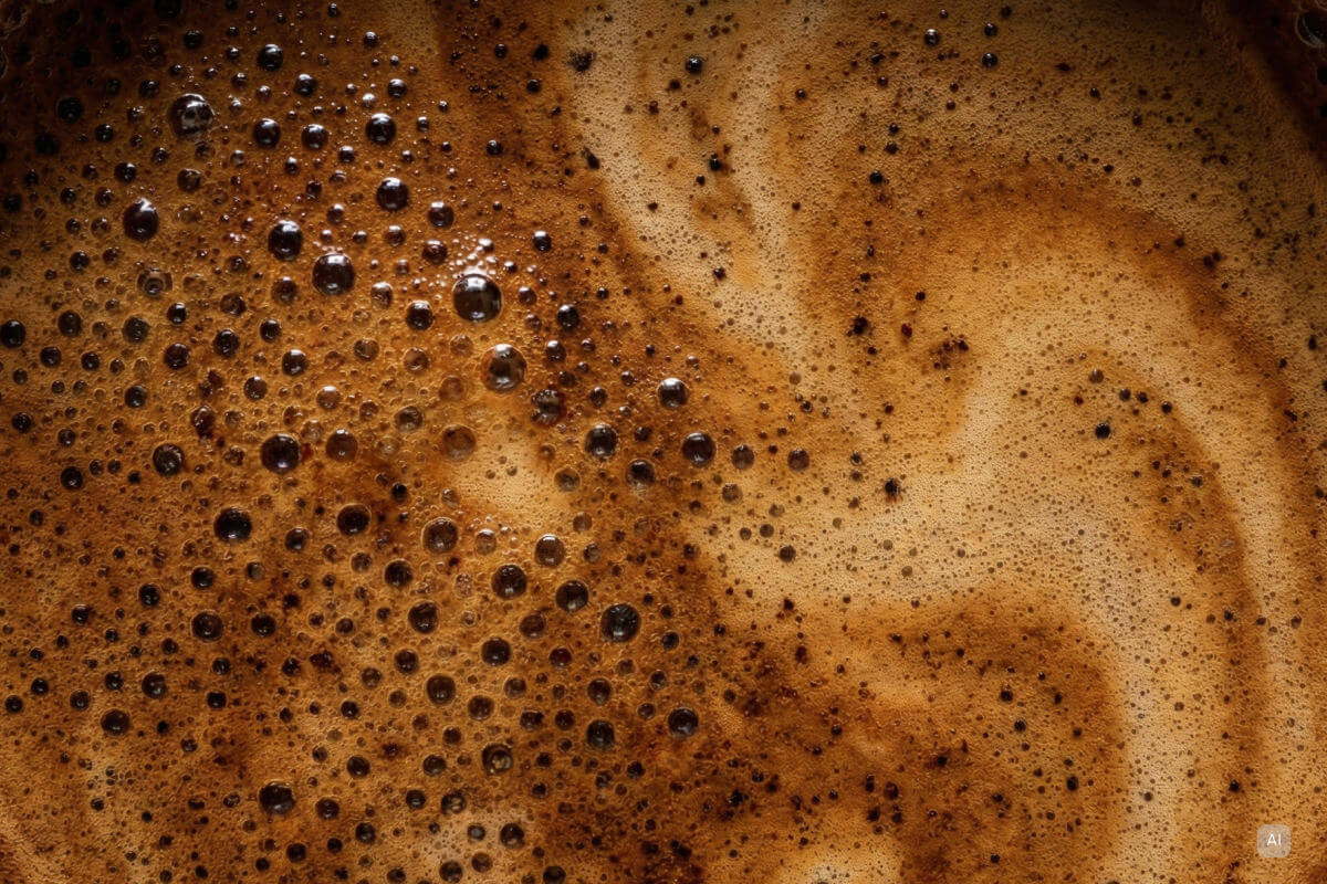 Schwarzer Kaffee - Bild KI generiert