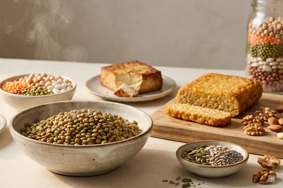 Vegan protein sources for muscle building - proteins for muscle maintenance
