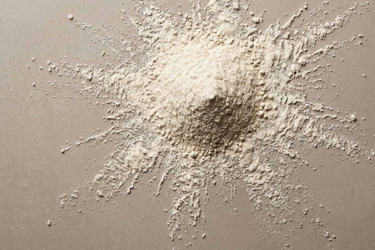 Whey Protein auf einer hellen Oberfläche – was genau ist Whey Protein überhaupt?