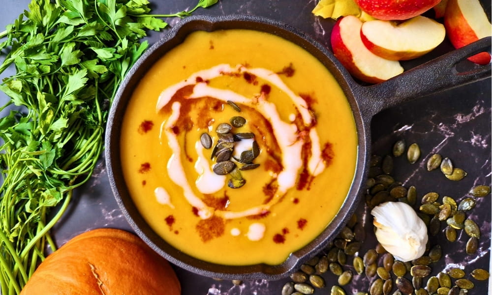 Vegane Kürbissuppe