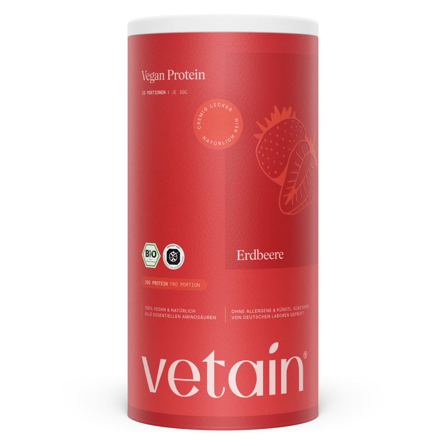 Vegan Protein Erdbeere (540g/BIO)