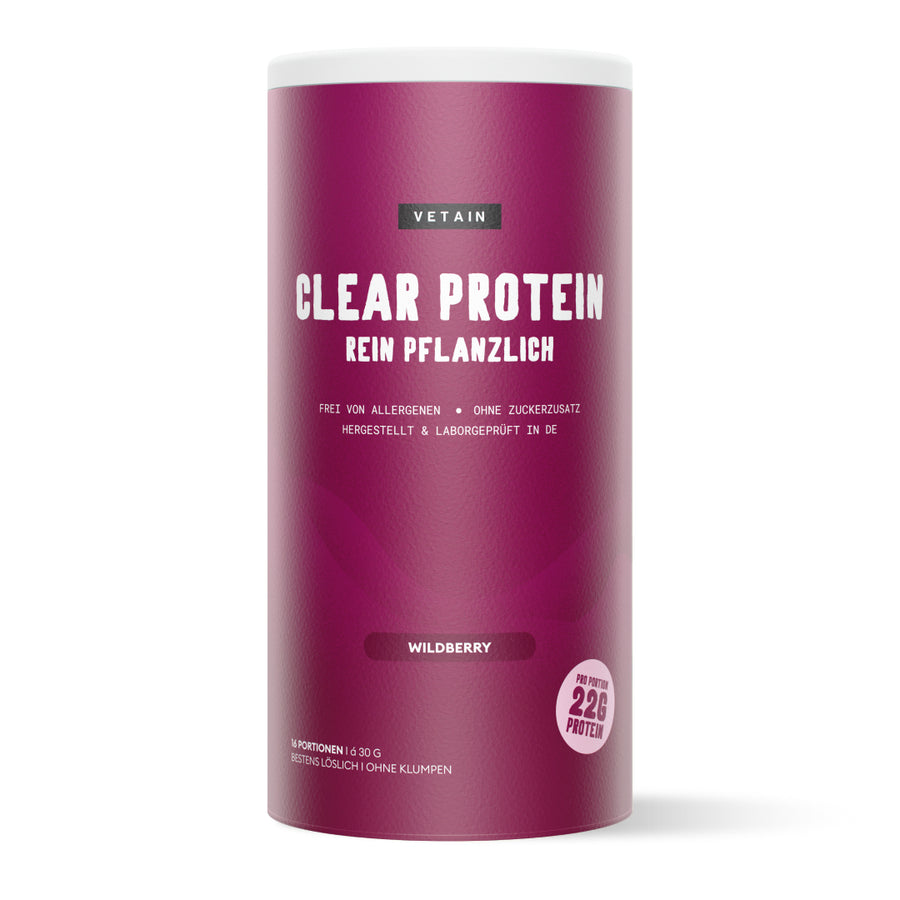 Veganes Clear Protein hoher Proteingehalt