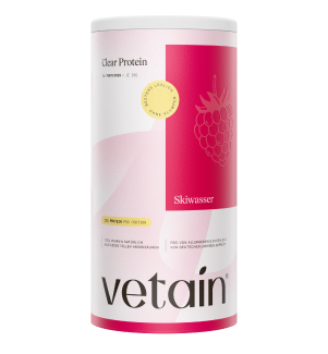 Pflanzliches klares Protein von Vetain, Geschmack Skiwasser
