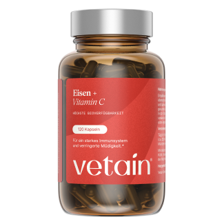 Vetain Eisen + Vitamin C Supplement. 